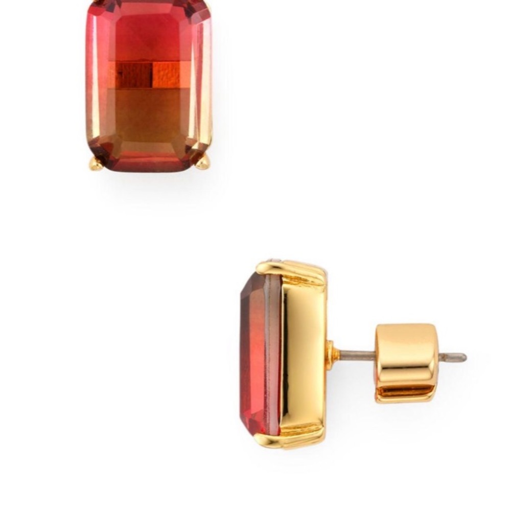 Kate Spade Geo Gems Ombré Crystal Stud Earrings